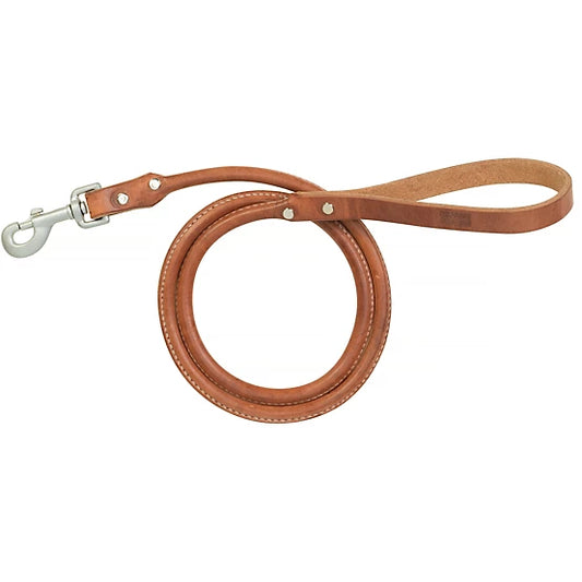 Terrain Dog Harness Leather Rolled Dog Leash