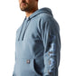 Ariat Rebar Lightweight Logo Hoodie in Moonlight Blue