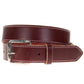 Texas Saddlery Latigo Belt in Burgundy