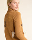 Pendleton Women's Western Souvenir Buckskin Brown Cardigan