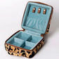 American Darling Hair-On Hide Jewelry Case in Leopard