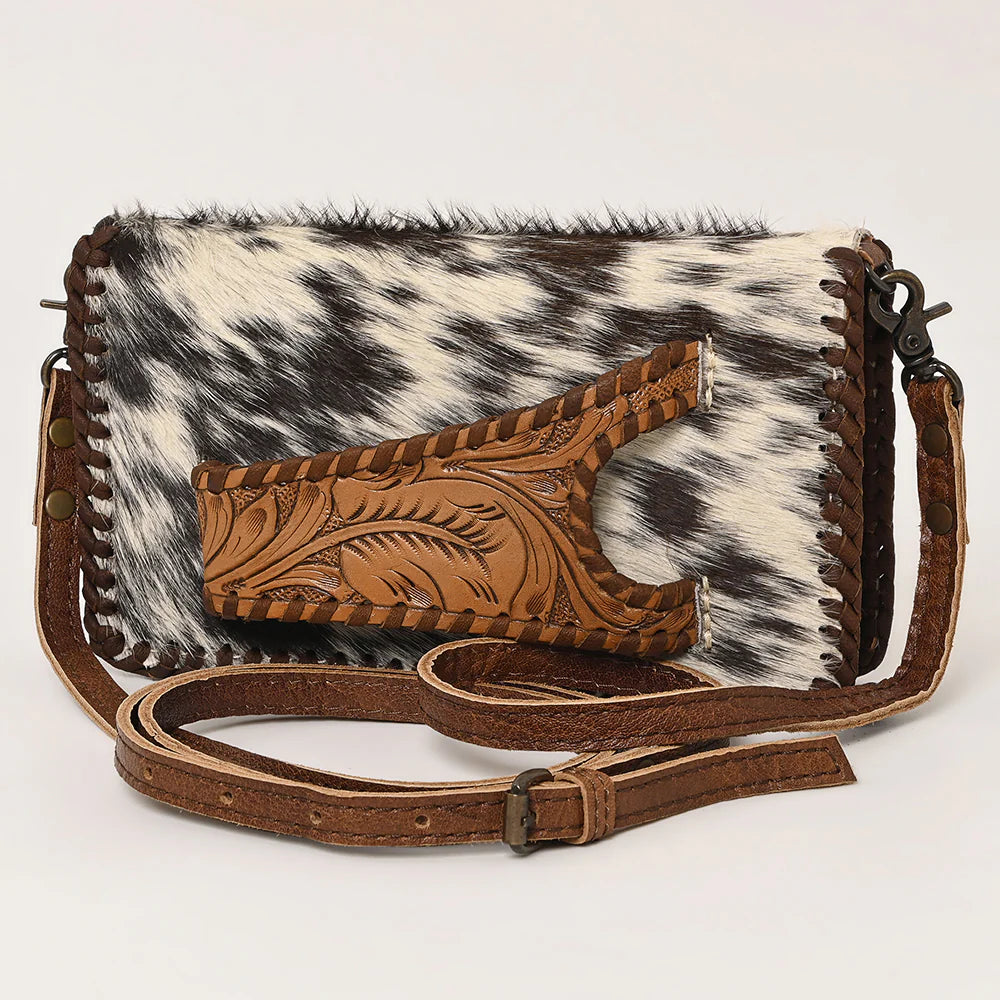 American Darling Cowhide Crossbody Clutch