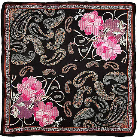 Wyoming Traders Tango #11 Charmeuse Silk Wild Rag