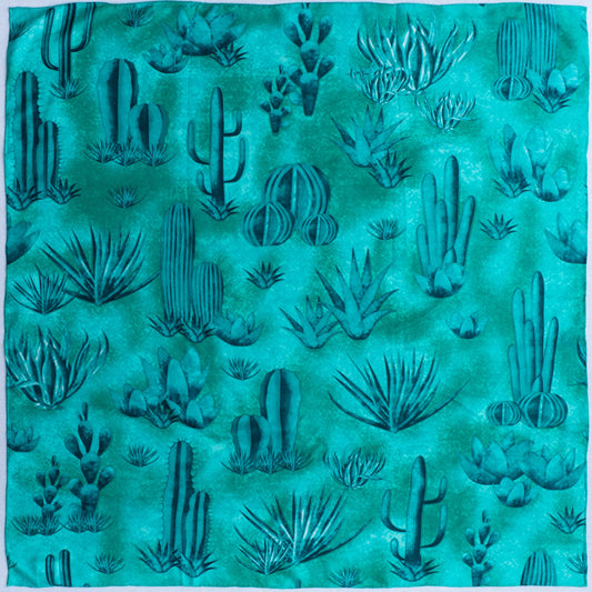 Cactus Southwest #14 Silk Scarf