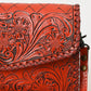 American Darling Red Wallet Genuine Leather Crossbody Bag