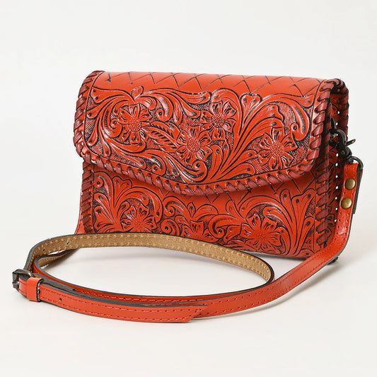 American Darling Red Wallet Genuine Leather Crossbody Bag