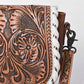 American Darling Hand Tooled Leather Cross Body Bag