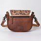American Darling Hand Tooled Leather Cross Body Bag