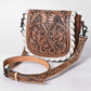 American Darling Hand Tooled Leather Cross Body Bag