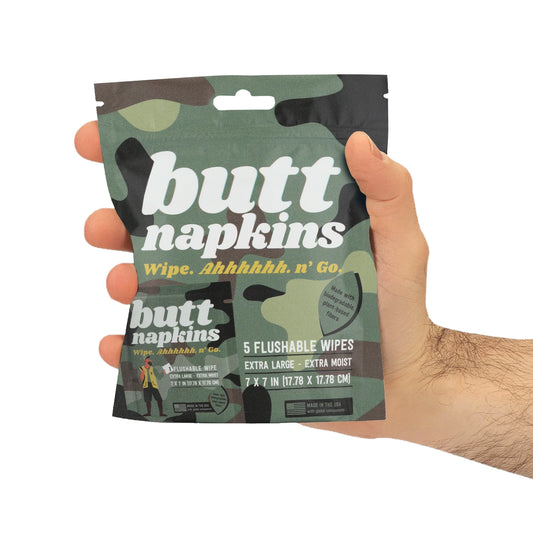 Hunting Butt Napkin Singles