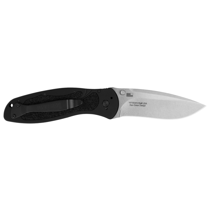 Kershaw S30V Blur in Black & Stonewash