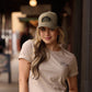 Cowboy Cool Roughrider Tee in Heather Tan