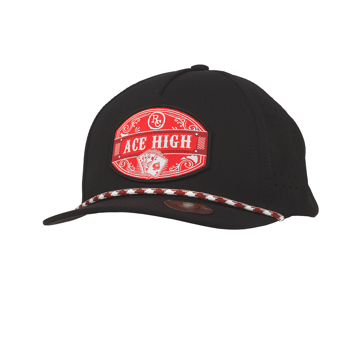 Ranch Craft Originals Black Ace High Snapback Cap