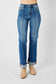 Judy Blue High Waisted Front Seam Cuffed Jean