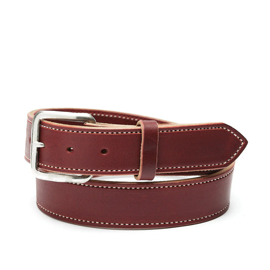 Texas Saddlery Burgundy Latigo Belt