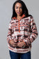 Kimes Ranch Roswell Polar Fleece Aztec Rust Red Sweatshirt