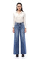 Bayeas High Rise Embroidered Wide Leg Jeans