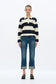 Bayeas Low Rise Straight Leg Jeans in Retro Dark Blue