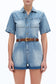 Bayeas Boxy Fit Denim Romper