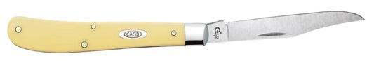 Case Yellow Synthetic Carbon Steel Slimline Trapper