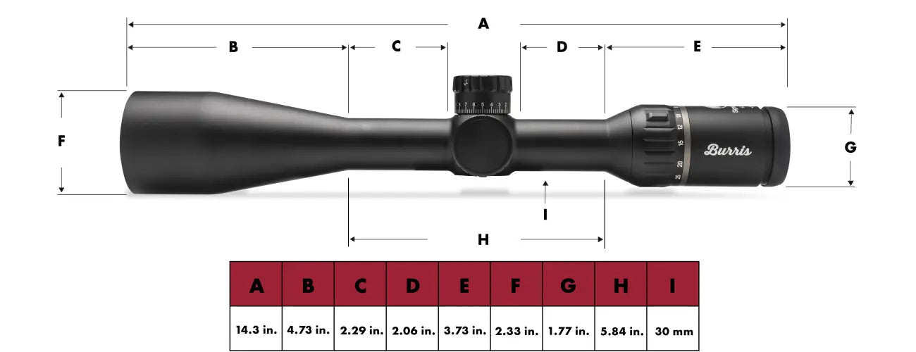 Burris Signature HD 5-25x50mm- Short-Push / Pull Locking