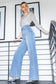 Women's Medium Stone Stud Wide Leg Jeans