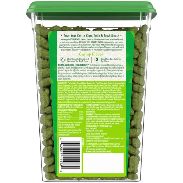 Feline Greenies Catnip Flavored Dental Treats