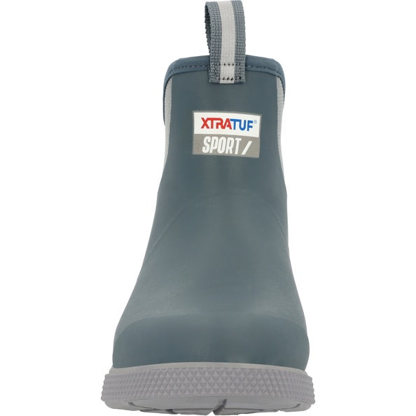 XTRATUF Men's Ankle Deck Boot Sport in Stormy Blue