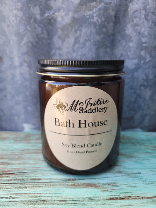 McIntire Saddlery Bath House Candle