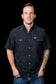 Ferrell The Carson Short Sleeve Snap Shirt in Black