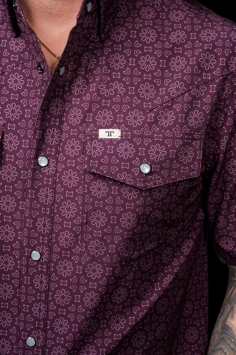 Ferrell Brand The Fletcher Short Sleeve Pearl Snap Shirt