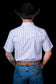 Ferrell The Jack Short Sleeve Pearl Snap Shirt in Blue