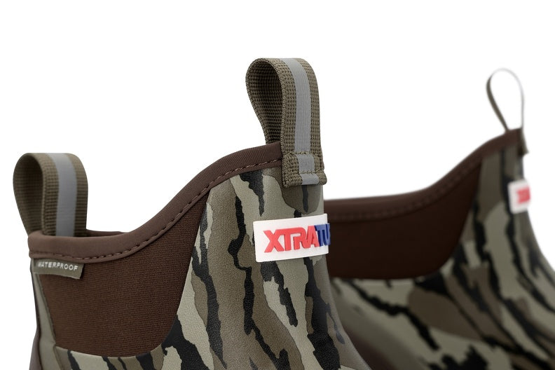 XTRATUF Men's Ankle Deck Boot Sport in Mossyoak Bottomland