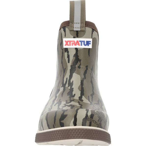 XTRATUF Men's Ankle Deck Boot Sport in Mossyoak Bottomland