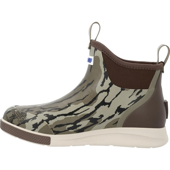 XTRATUF Men's Ankle Deck Boot Sport in Mossyoak Bottomland