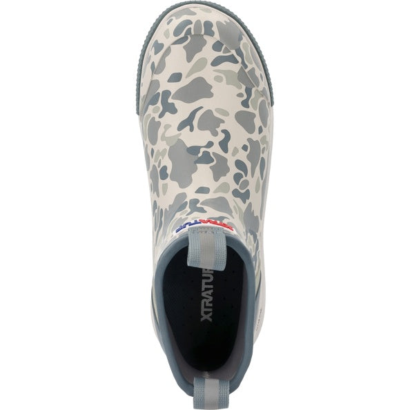 XTRATUF Men's Ankle Deck Boot Sport in Stormy Duck Camo