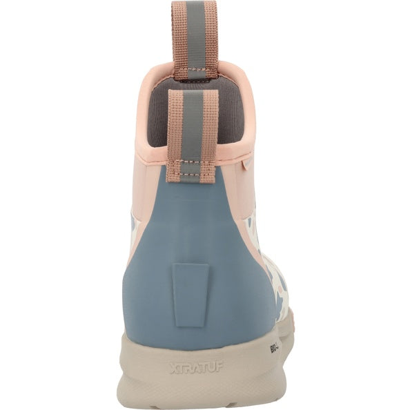 XTRATUF Women's Ankle Deck Boot Sport in Ivory Duck Camo