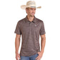 Rock & Roll Dark Brown Camo Polo