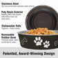 Espresso Bella Stainless Steel Dog Bowl