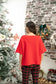 Talullah's Knit Top in Red