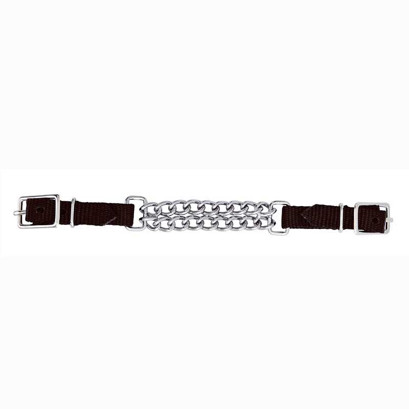 Cowboy Tack 4" Chrome Plated Flat Curb Chain