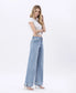 Flying Monkey High Rise Cuffed Baggy Jean in Jubilant