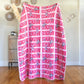 Pink "Howdy" Throw Blanket