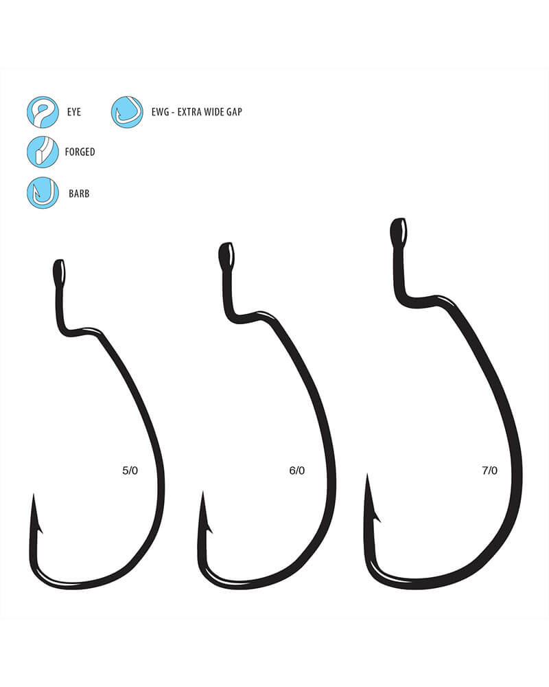 Gamakatsu Extra Wide Gap (EWG) Monster