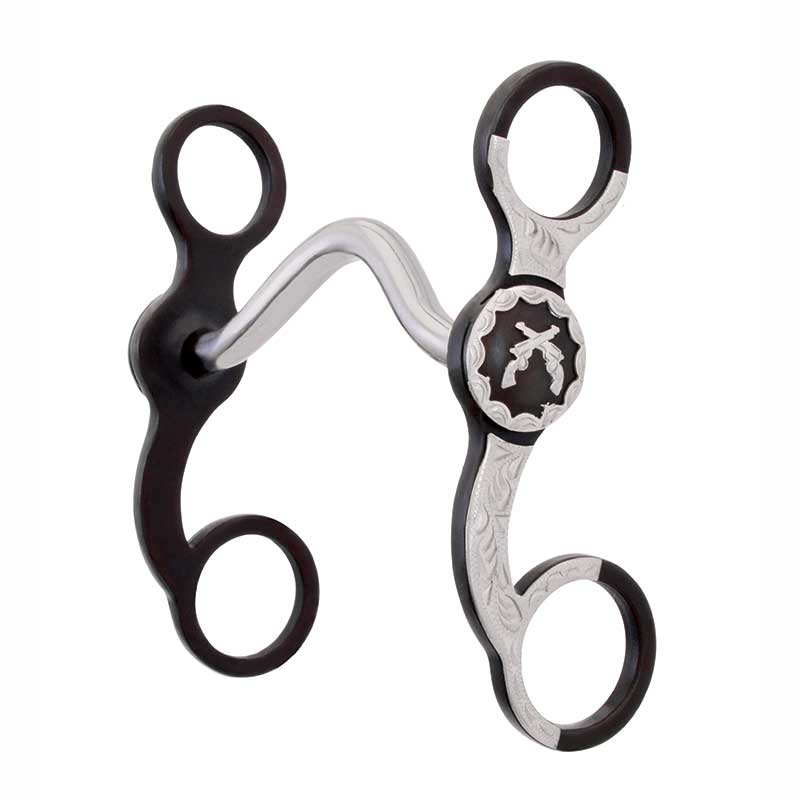 Cowboy Tack Pony Pistols Curb Bit