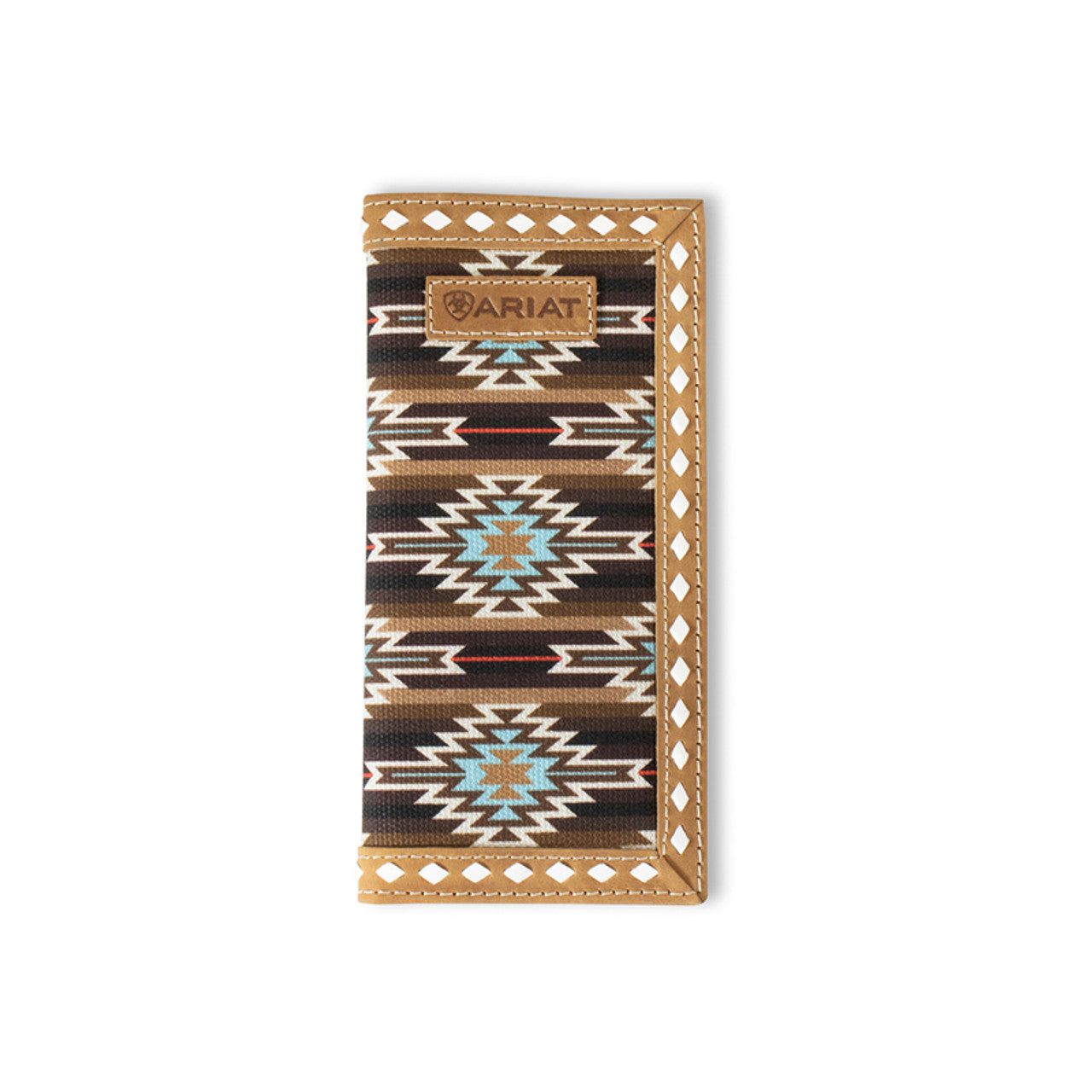 Ariat Boy's Multicolored Southwest Rodeo Wallet with Diamond Laced Edg ...