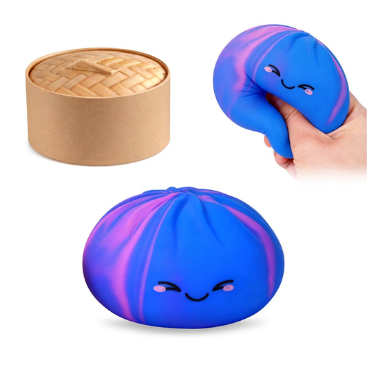 Mystery Dumplings Squishy Stress Relief Fidget Toy - Purple