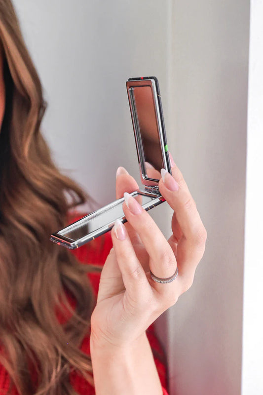 Christmas Lights Compact Mirror