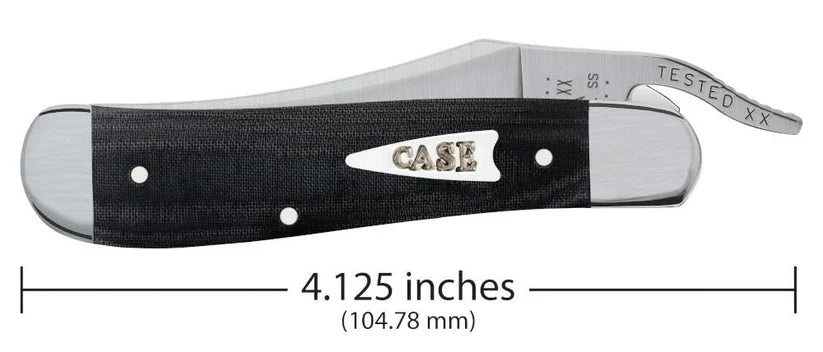 Case Smooth Black Micarta RussLock