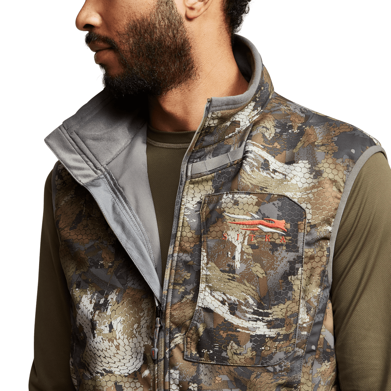 Sitka Dakota Vest in Optifade Waterfowl Timber